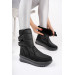 Women's Velcro Thermal Snow Boots Non-Slip Sole