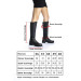 Women's Black Stretch Long Boots