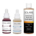 Solaris Skin Tone Equalizer Aha 10% + Bha 2% Serum 30 Ml And Hyaluronic Acid Serum 30 Ml And Pore Firming Aha Bha Tonic 200 Ml