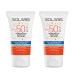 Solaris Moisturizing Fluid Sunscreen For All Skin Types Spf 50+ (50 Ml) X 2 Pcs