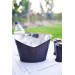 Oval Ice Bucket Oxide
