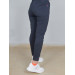 Women's Navy Blue Interlock Fabric Sweatpants