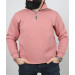 Men's Dried Rose Half-Zip Sweatshirt