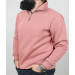 Men's Dried Rose Half-Zip Sweatshirt
