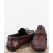 Men's Claret Red Leather Shoes