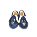 Boy's Navy Blue Rabbit Patterned Slippers
