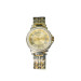 Women's Gold Wristwatch With Metal Band