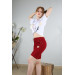 Women's Claret Red Casual Shorts
