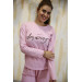 Women's Pink Pajamas Set