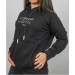 Women's Black Hooded Sweatshirt