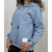 Women's Turquoise Hooded Sweatshirt