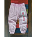 Girl's Pink Keep Your Distance Printed Sweatpants