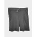 Girl's Anthracite Pocket Solid Color Casual Shorts