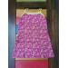 Girl's Fuchsia Patterned Indoor Rope Strap Dress