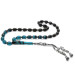 1000 Carat Double Kazaz Tassels Barley Cut Turquoise Fire Amber Rosary With Name Written
