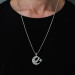 Ayyıldız Design Personalized 925 Sterling Silver Men's Necklace