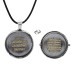 Moonstar Themed 925 Sterling Silver Prayer Necklace With Opening Cap