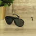 Black Frame Modern Line Men's Sunglasses