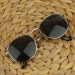 Black Hexagon Men's Sunglasses