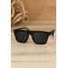 نظارة شمسية بإطار مربع لون أسود للرجال