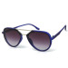 نظارة شمسية رجالية بإطار أزرق موديل متدرج