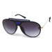 Blue Frame Modern Line Men's Sunglasses