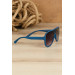 نظارة شمسية بإطار T لون ازرق للرجال