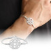 Handcrafted White Color 1000 Sterling Silver Kazaz Bracelet
