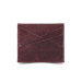 Guard Antique Claret Red Genuine Leather Card Holder