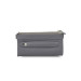 Guard Anthracite Double Zippered Leather Women's Wallet With Phone Compartment