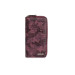 Guard Claret Red Camouflage Printed Leather Zipper Wallet