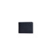 Guard Coin Pitted Navy Blue Genuine Leather Horizontal Men's Wallet