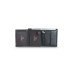 Guard Multi-Compartment Vertical Black Leather Men's Wallet