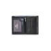 Guard Multi-Compartment Black Leather Men's Wallet