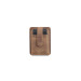 Guard Vertical Crazy Tan Leather Card Holder