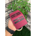 Guard Fuchsia Saffiano Flip Design Leather Card Holder