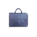 Guard Slim Antique Navy Blue Genuine Leather Briefcase