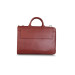 Guard Thin Tan Leather Briefcase