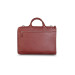 Guard Thin Tan Leather Briefcase