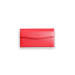 Red Leather Women's Wallet With Phone Entry