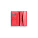 Red Leather Women's Wallet With Phone Entry