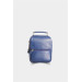 Small Size Navy Blue Leather Hand Bag