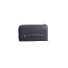 Navy Blue Multifunctional Genuine Leather Wallet And Clutch Bag
