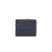 Guard Navy Blue Sport Striped Leather Men's Wallet