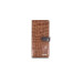 Guard Large Croco Tan Leather Phone Wallet With Card And Money Slot