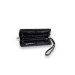 Guard Matte Black - Red Multifunctional Genuine Leather Wallet And Handbag