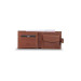 Horizontal Tan Genuine Leather Men's Wallet With Guard Pat