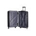 Guard Polypropylene Unbreakable Black Travel Suitcase Set Of 3