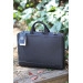 Guard Black Leather Special Edition Laptop And Briefcase