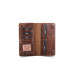 Guard Leather Men/Women Portfolio Wallet With Phone Entry - Antique Brown